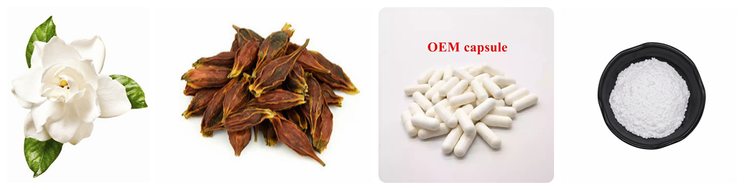 Genipin powder capsules